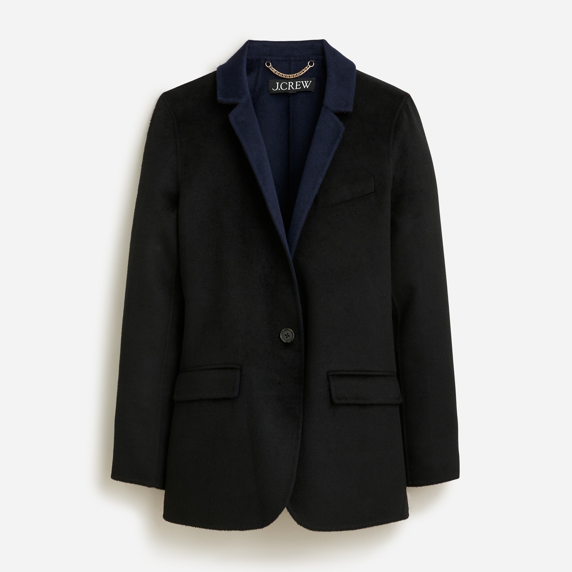 Leighton blazer-jacket in double-faced blend