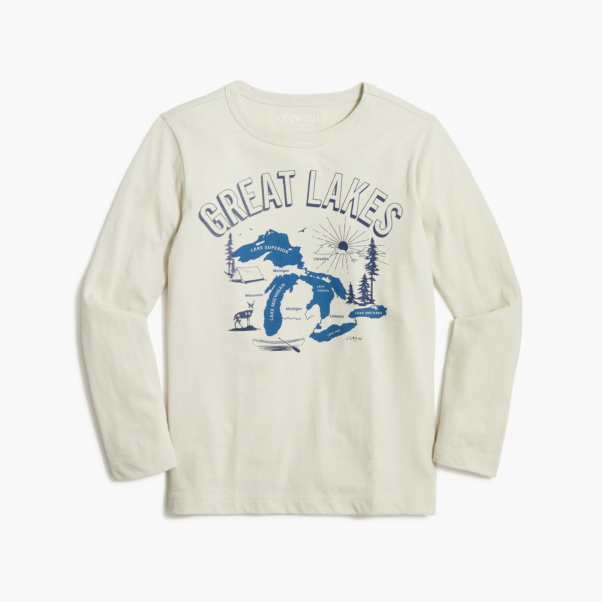 Boys' "Great Lakes" graphic tee