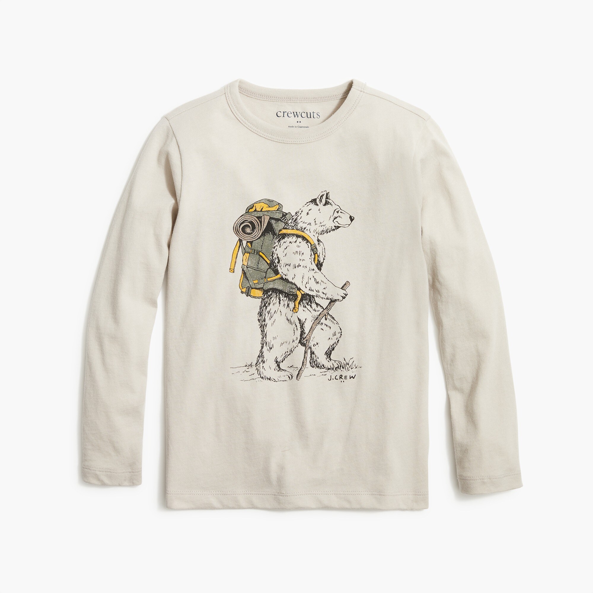 Boys' hiking bear graphic tee