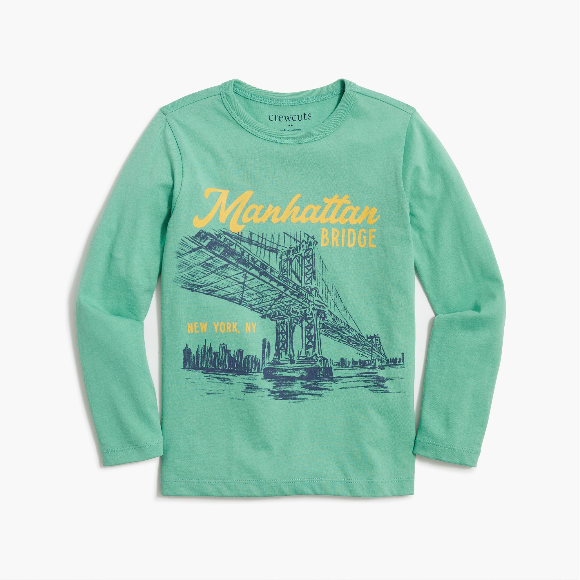 Boys' New York City bridge graphic tee