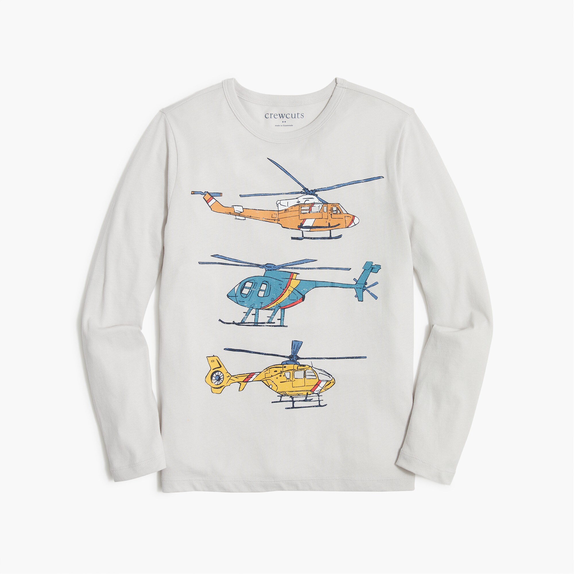 Boys' helicopter graphic tee