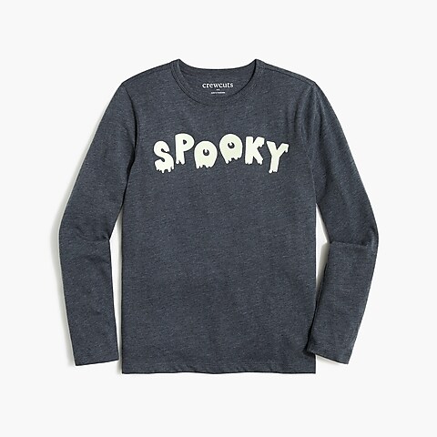  Boys' glow-in-the-dark "spooky" graphic tee