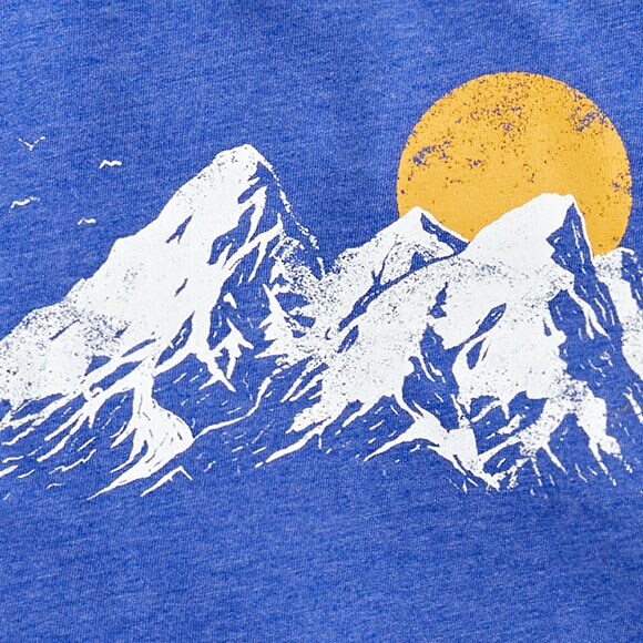 Boys' mountain graphic tee OXFORD ROYAL factory: boys' mountain graphic tee for boys