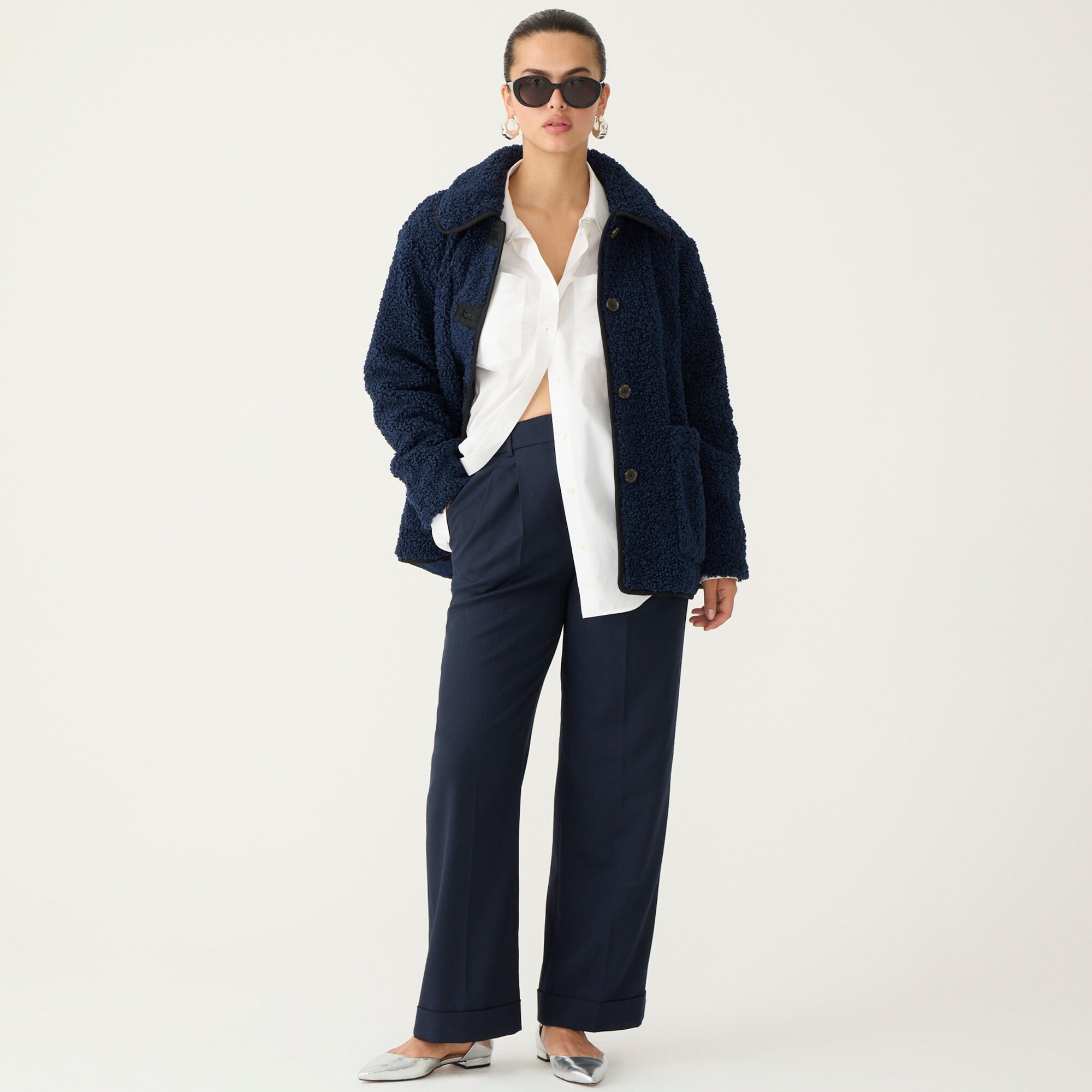 womens Teddy sherpa jacket