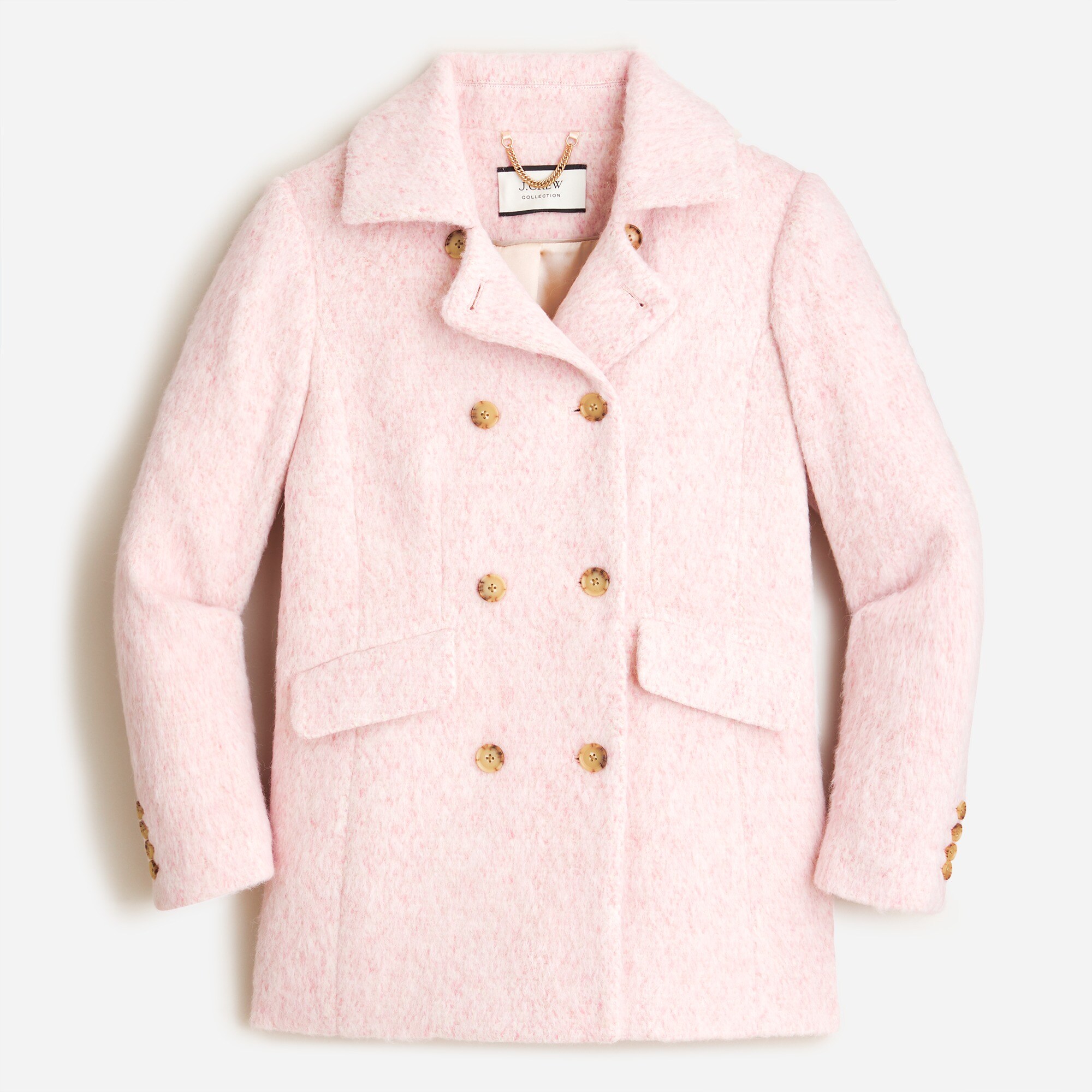 J.Crew Collection Peacoat In Italian Brushed Blend For Women