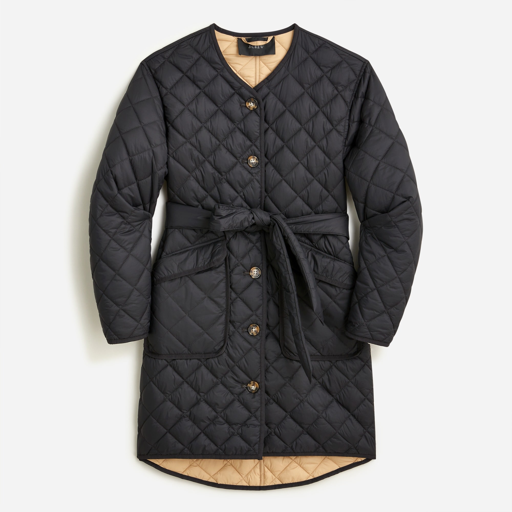 Reversible Quilted Lightweight Greenwich Jacket For Women - J.Crew