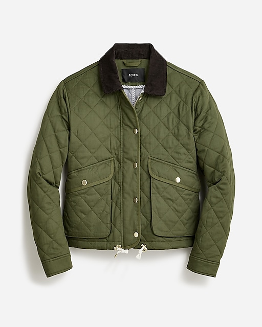  Limited-edition new cropped quilted Barn Jacket&trade;