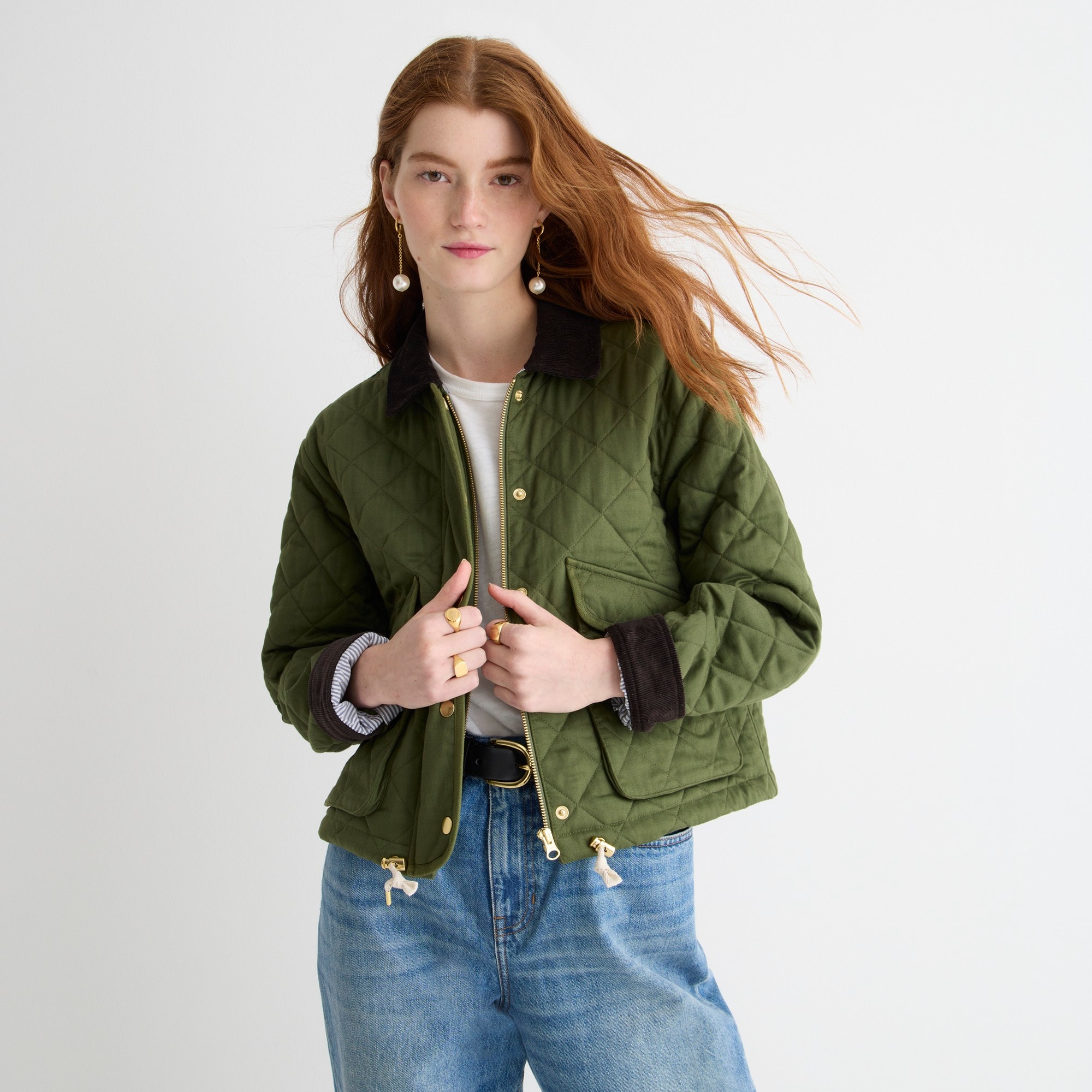 womens Limited-edition new cropped quilted Barn Jacket&trade;