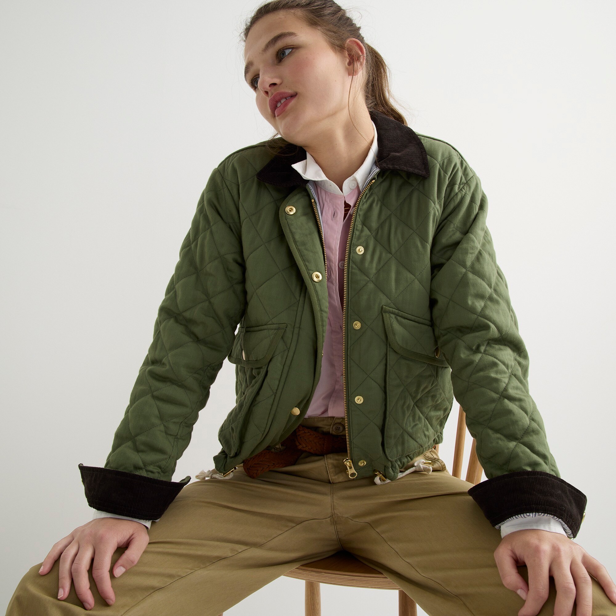 Limited-edition new cropped quilted Barn Jacket&trade;