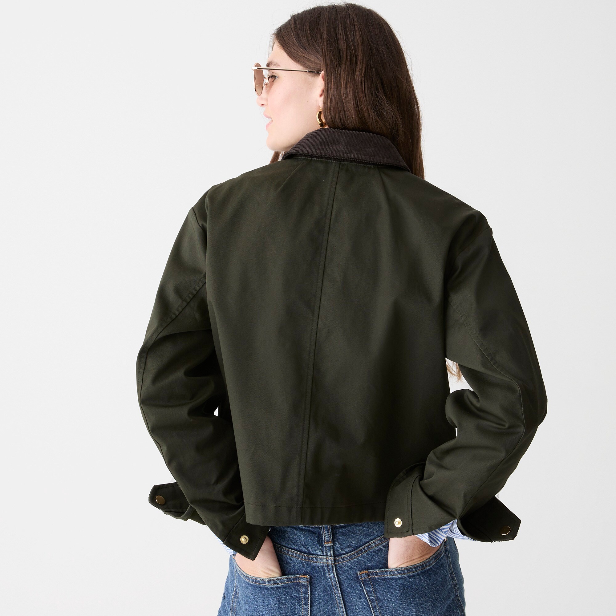 J.Crew New Cropped Barn Jacket For Women