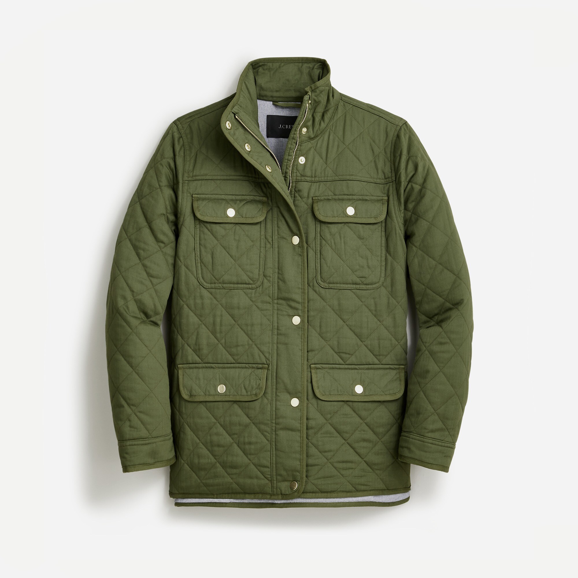 Jcrew quilted downtown field jacket deals