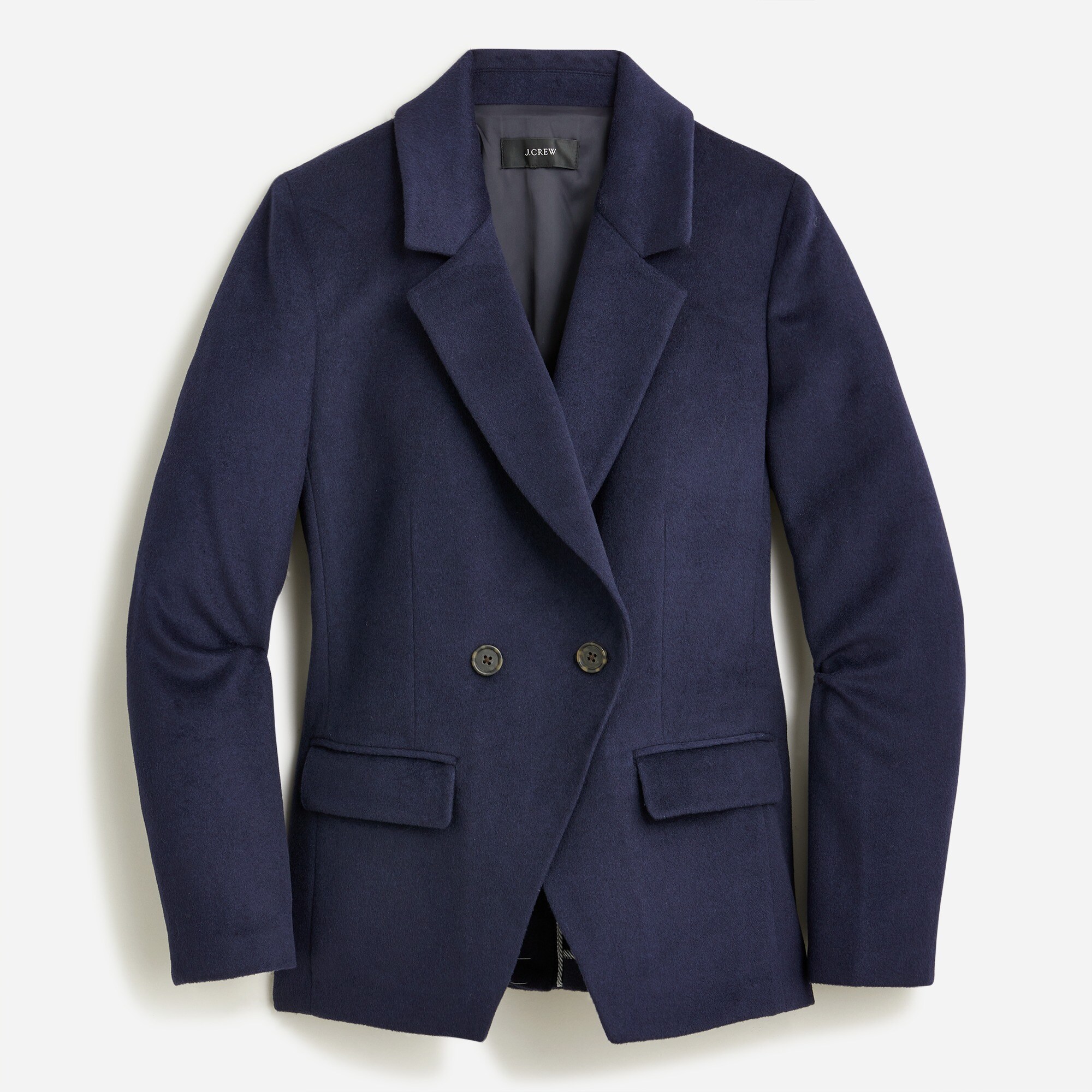 Devon blazer in drapey flannel