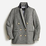 Bristol blazer in graphite herringbone wool