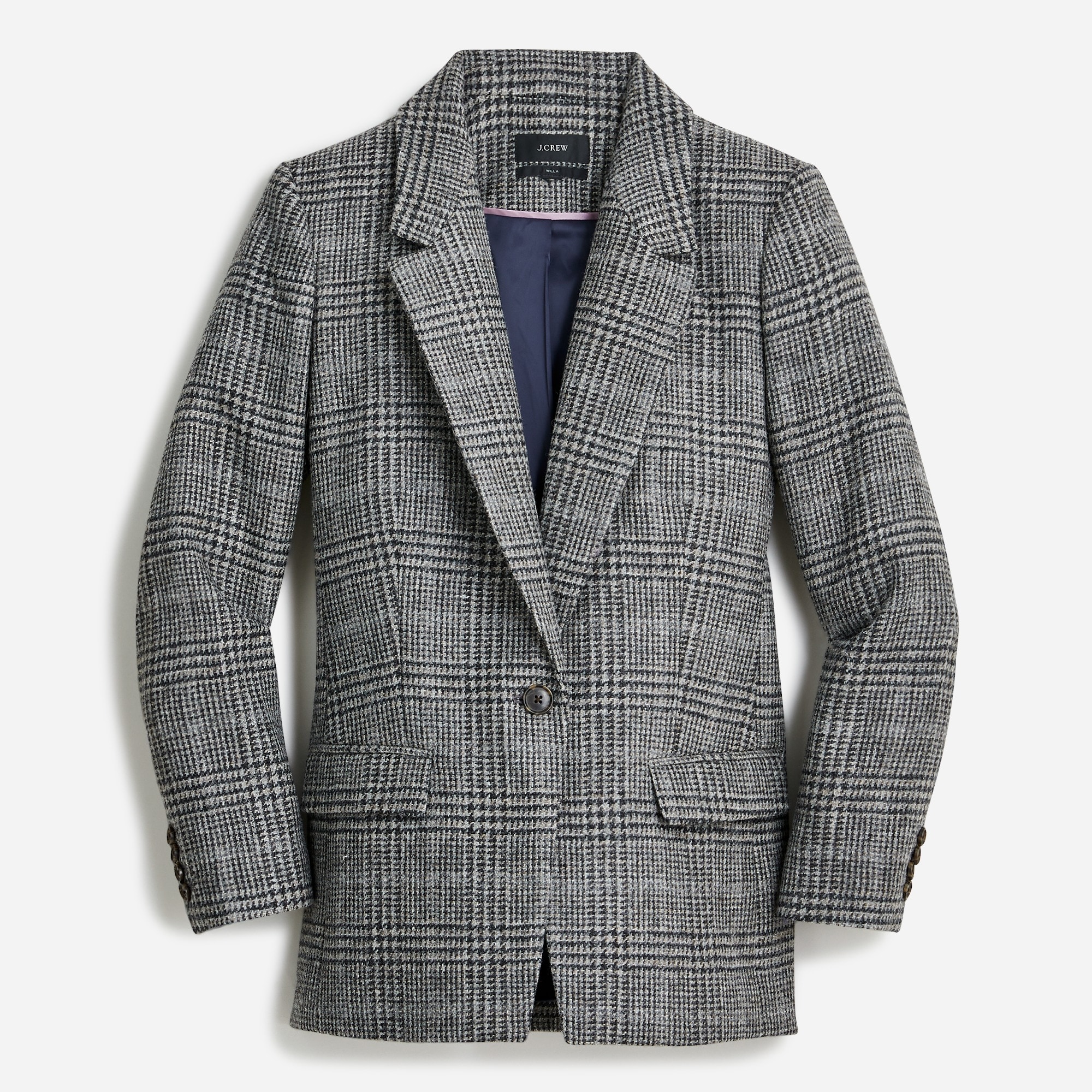 Willa blazer in houndstooth wool