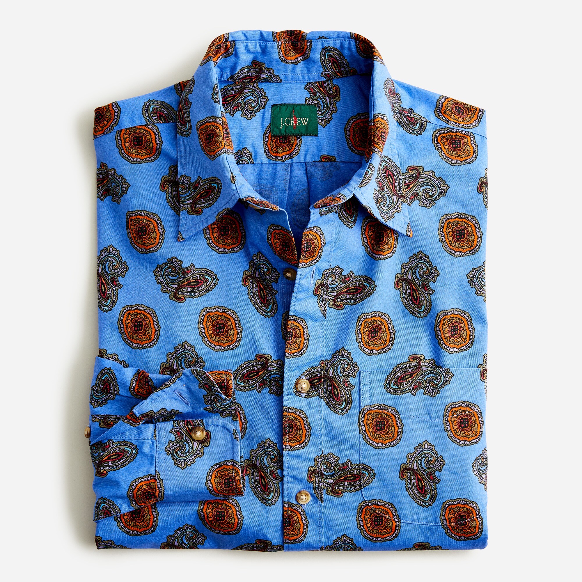 Vintage twill shirt in print