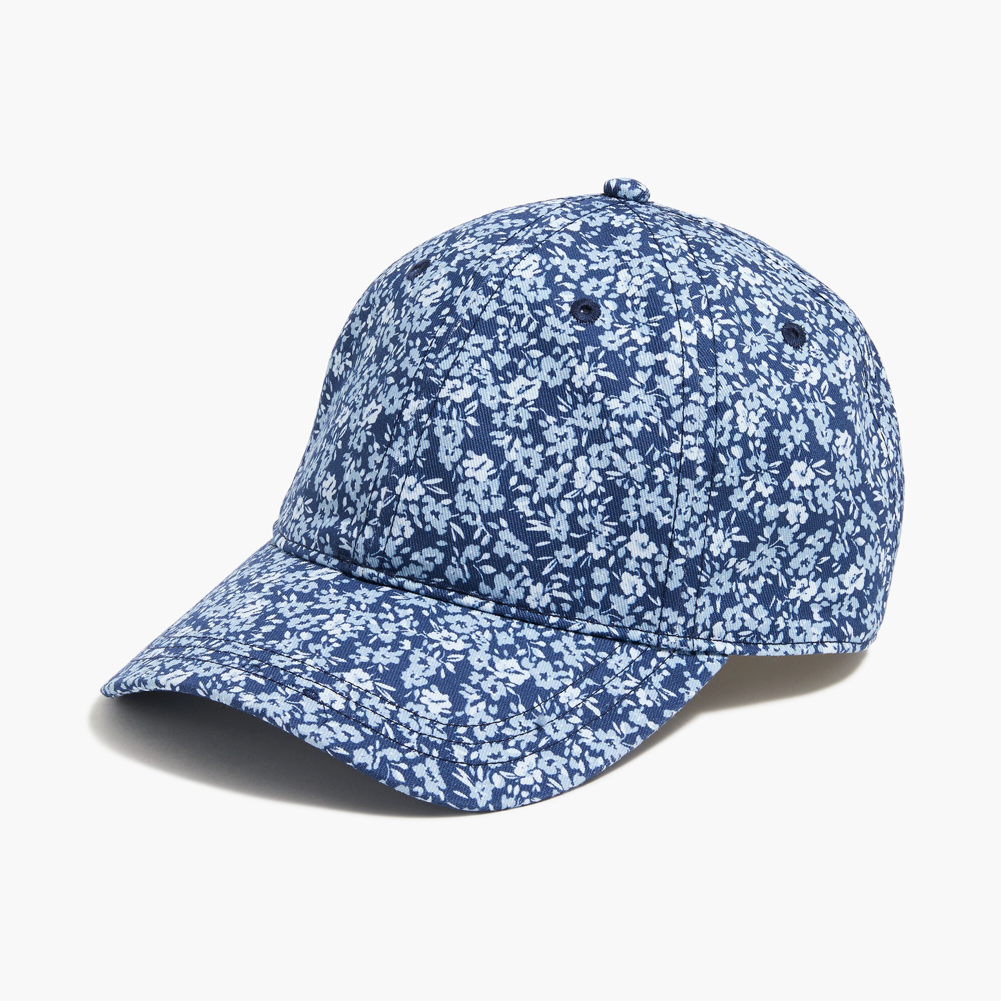 Floral printed baseball hat