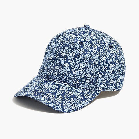  Floral printed baseball hat