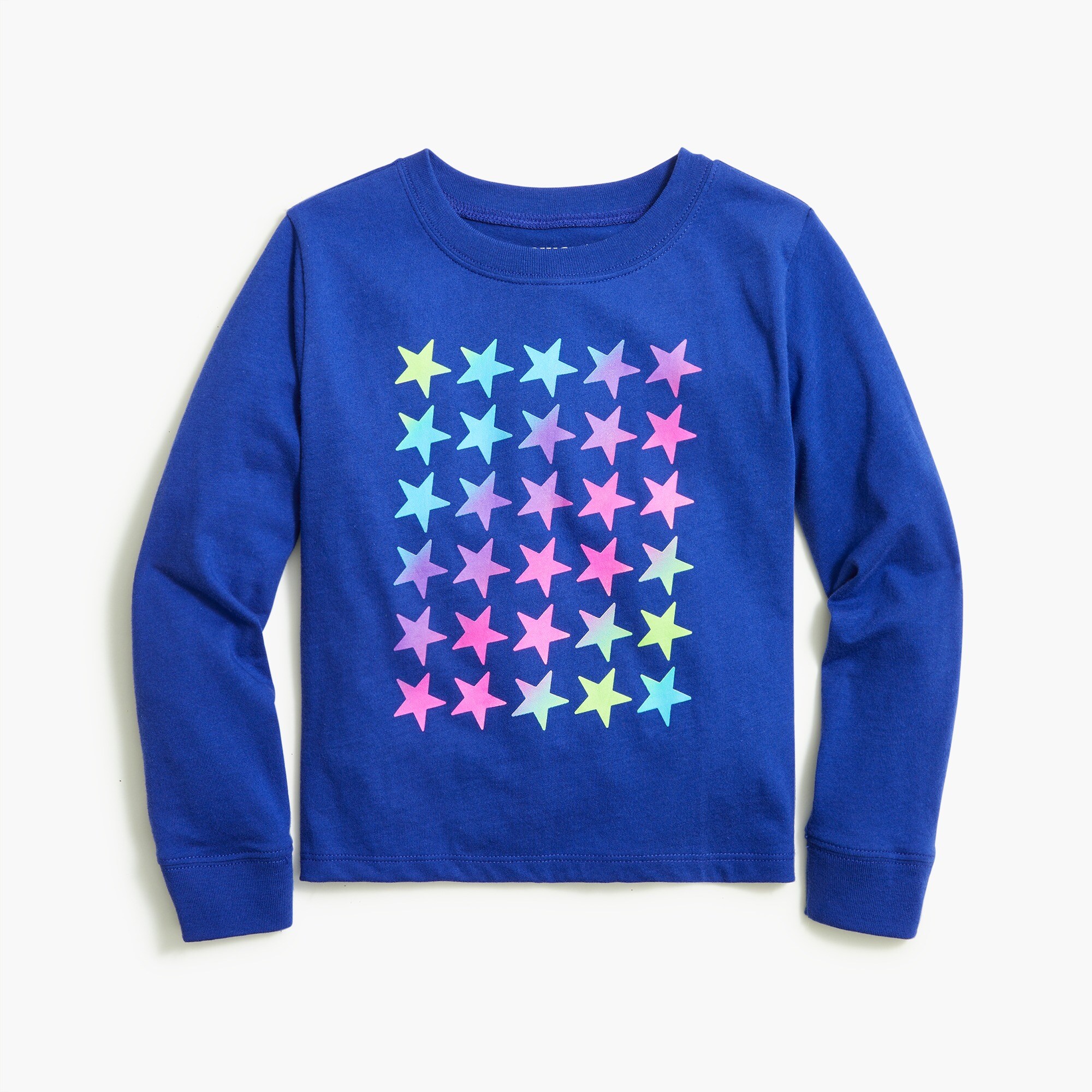 Girls' rainbow star graphic tee