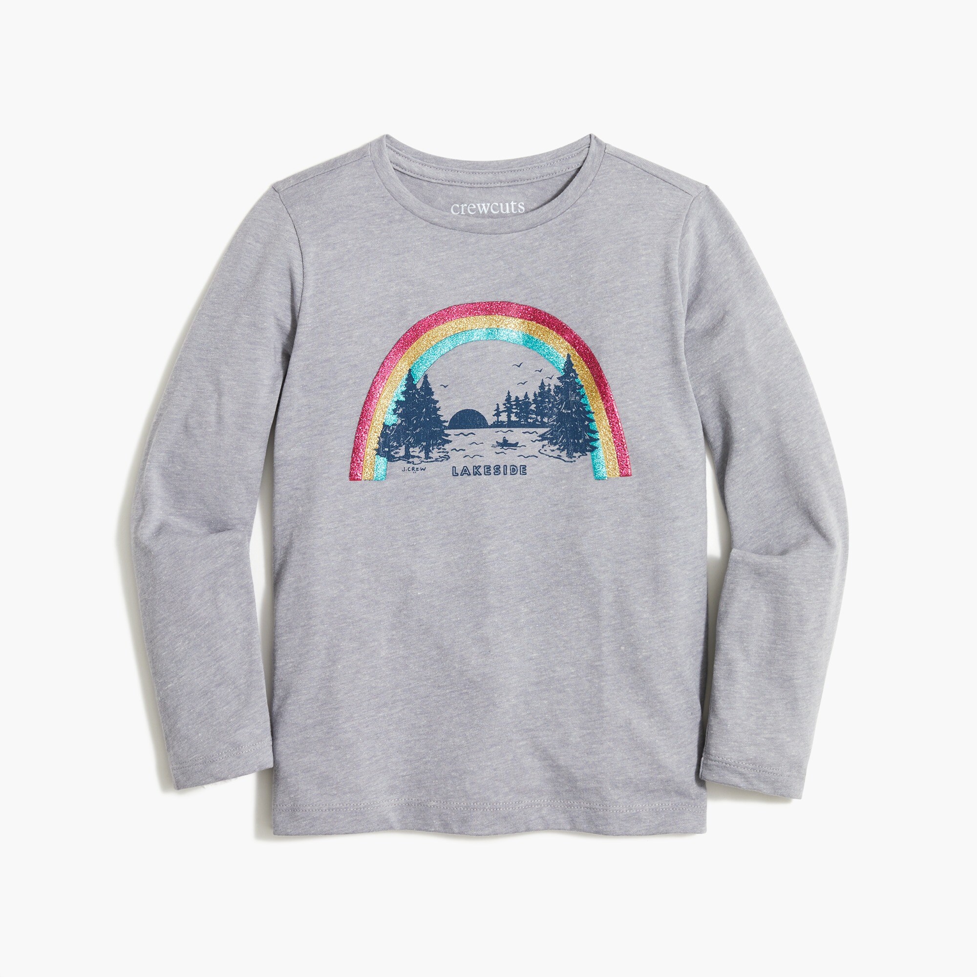Girls' lake graphic tee