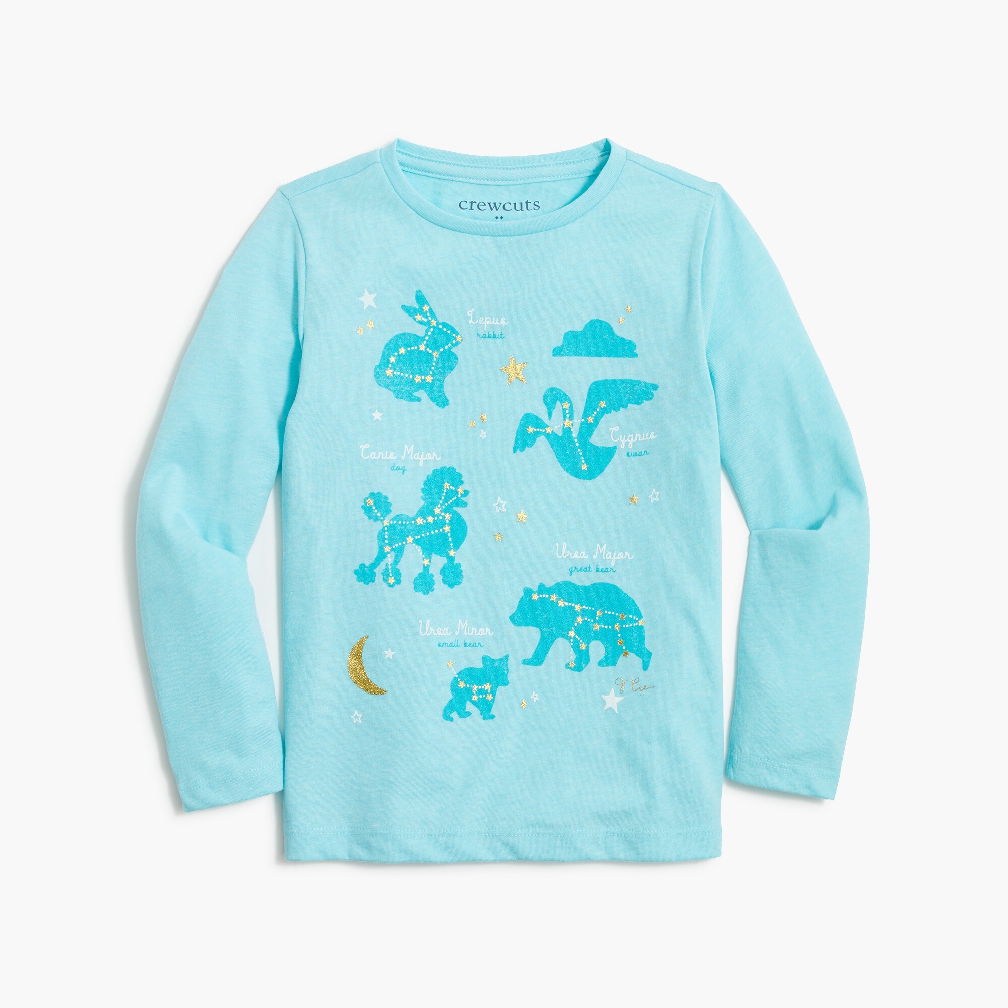 Girls' constellation graphic tee