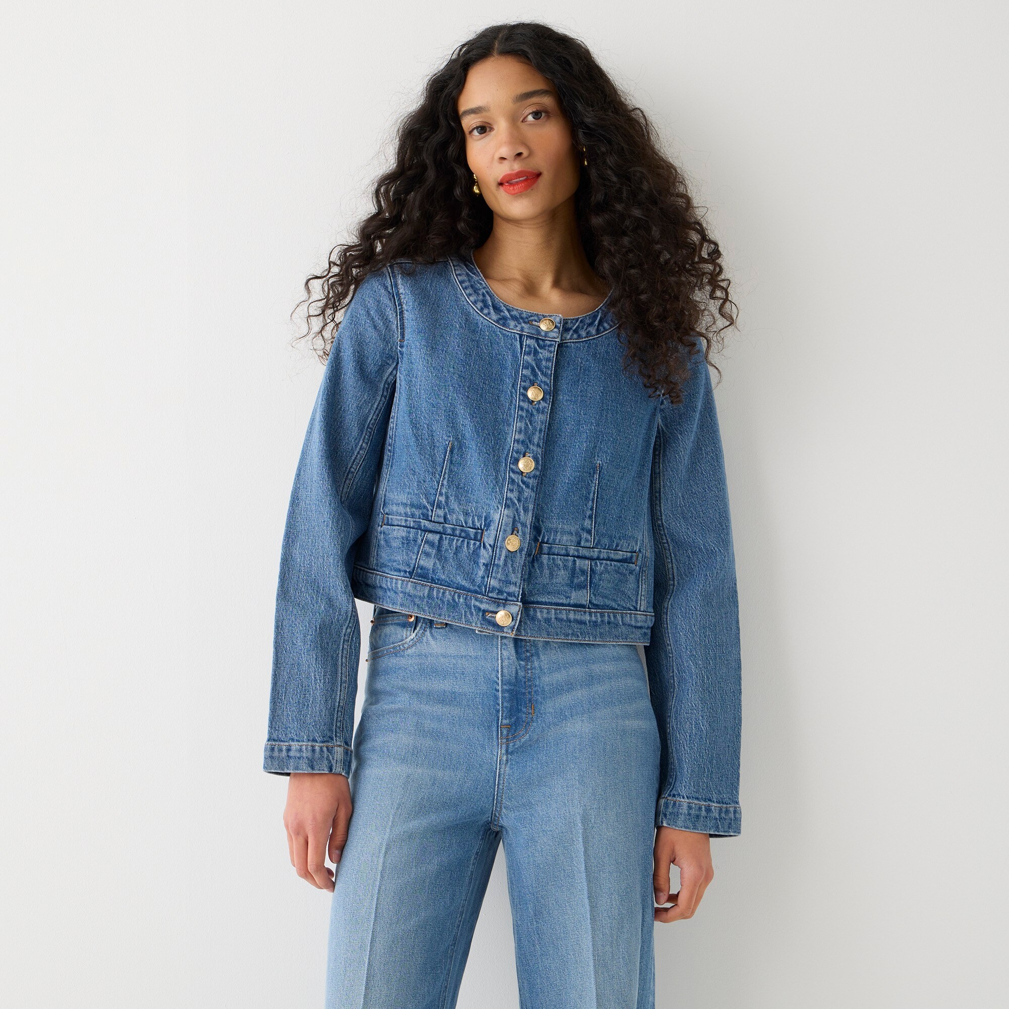 Louisa lady jacket in denim