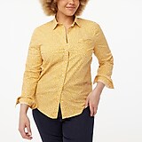 Petite cotton poplin shirt in signature fit