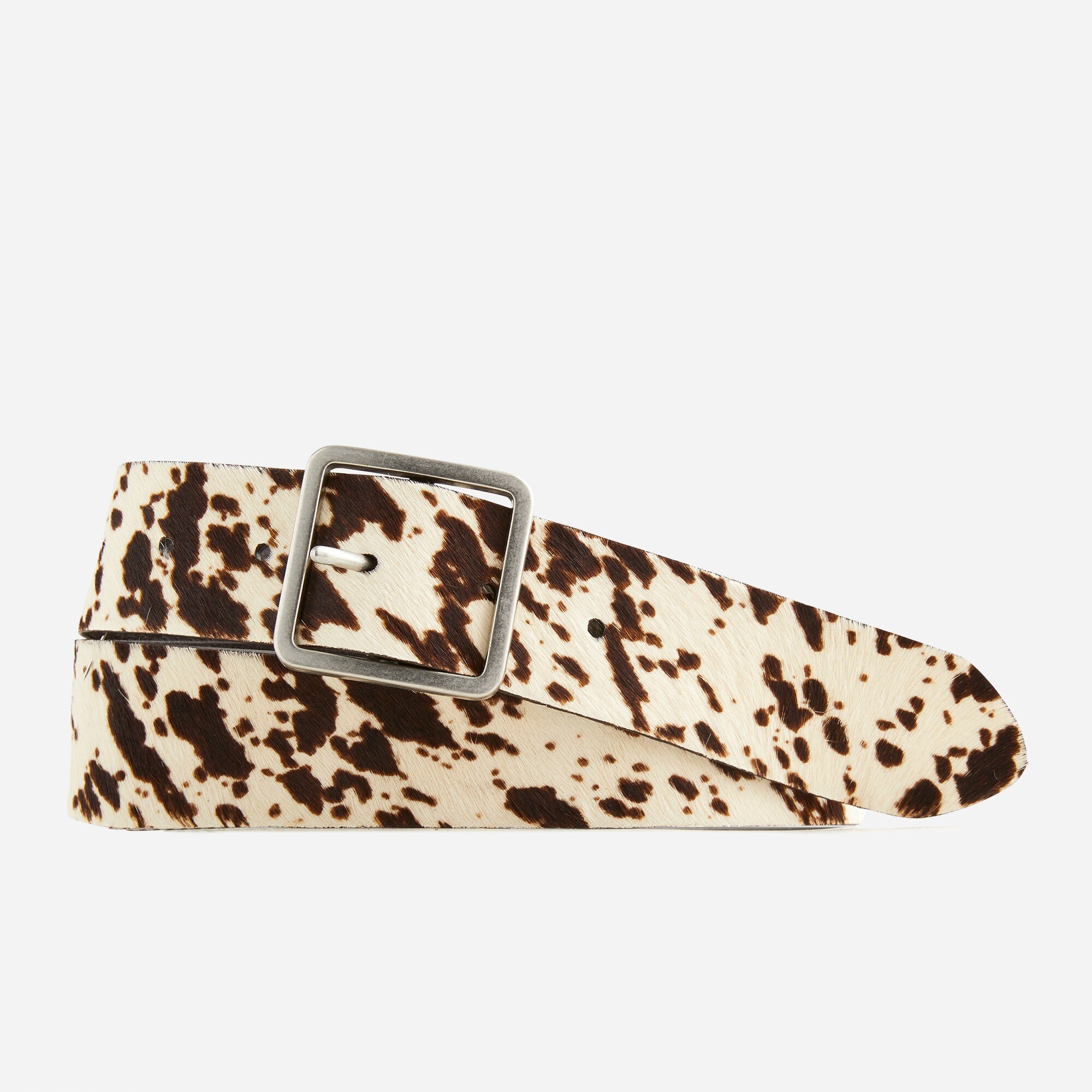 Calf hair belt
