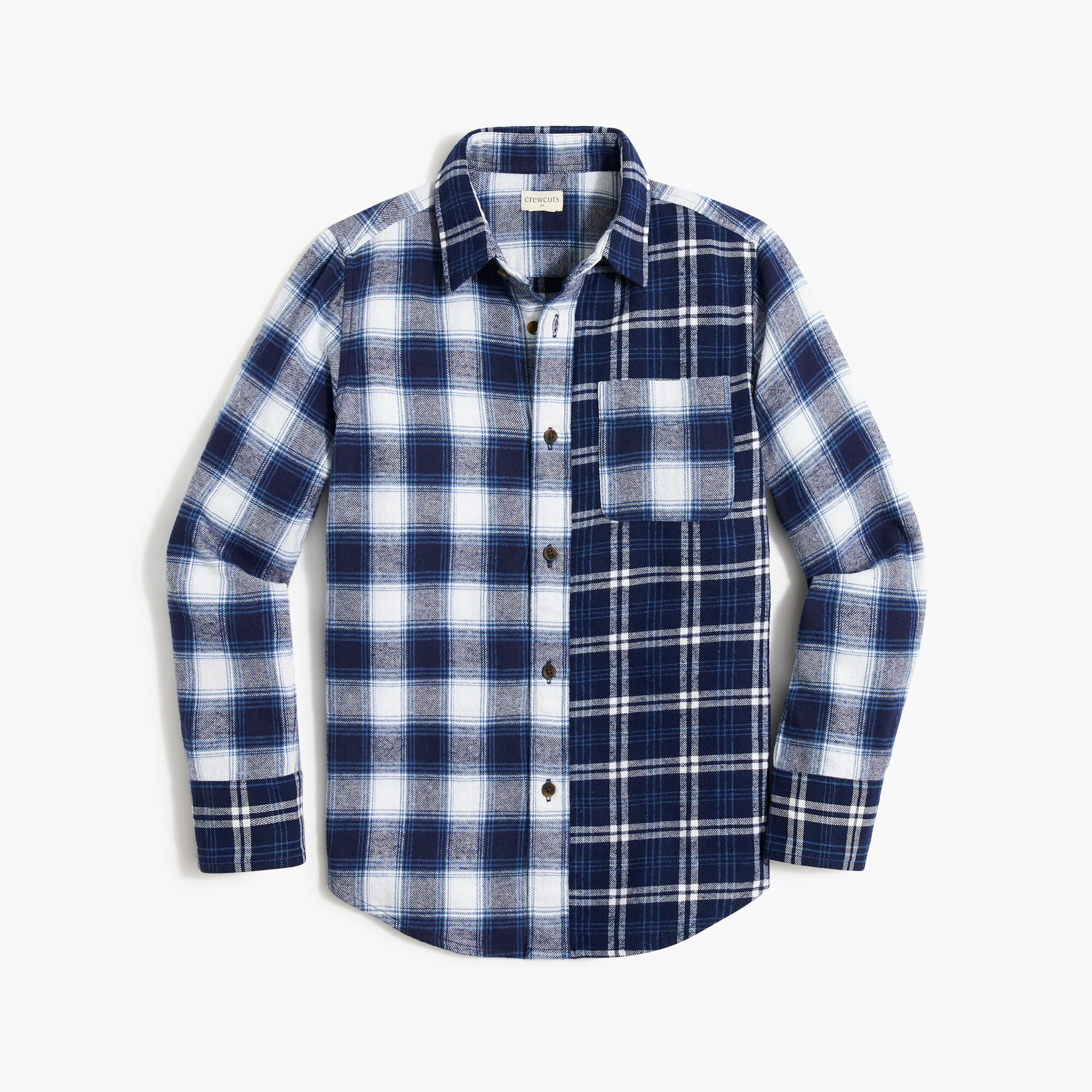 boys' button-up flannel shirt for boys