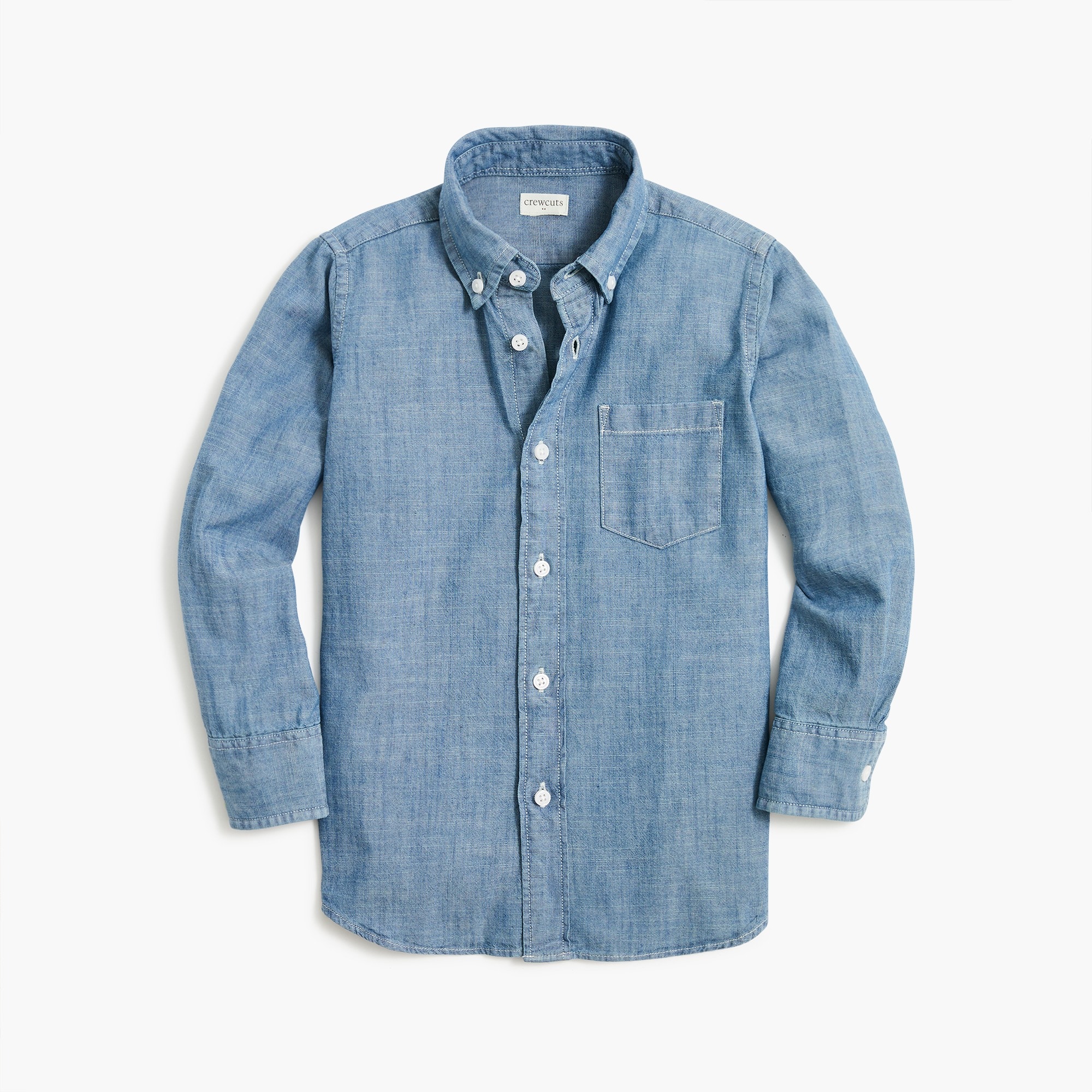 boys' long-sleeve chambray shirt for boys