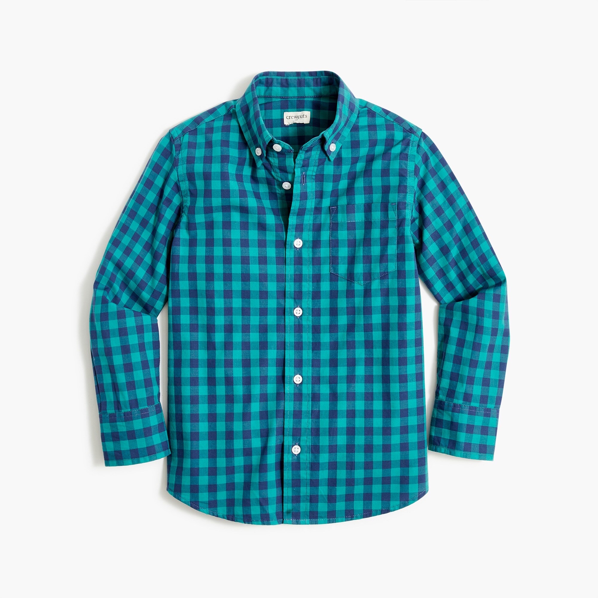 Boys' long-sleeve washed shirt