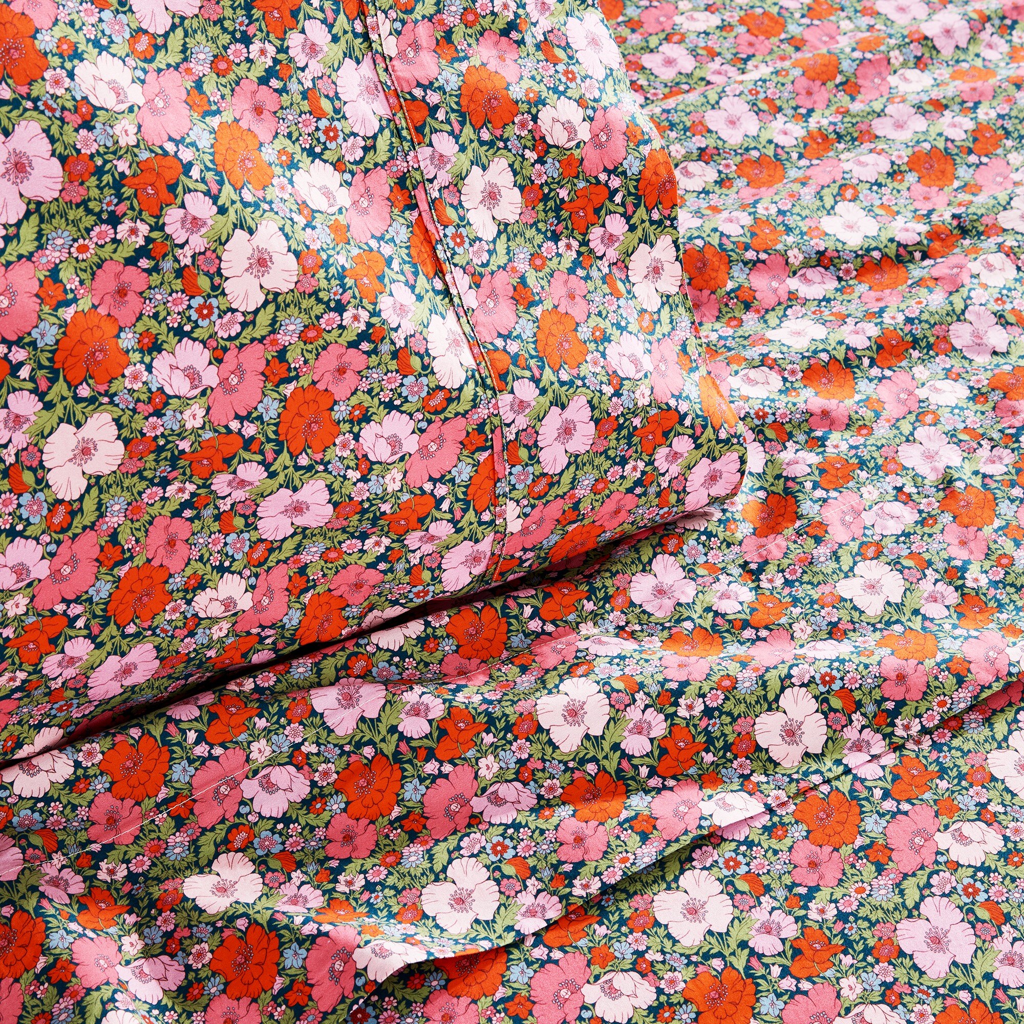 Limited-edition twin XL sheet set in Liberty® Meadow Song fabric