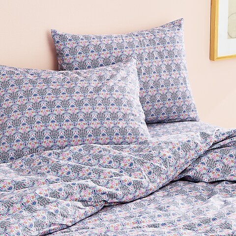 homes Limited-edition king duvet cover and sham set in Liberty® Club Nouveau print