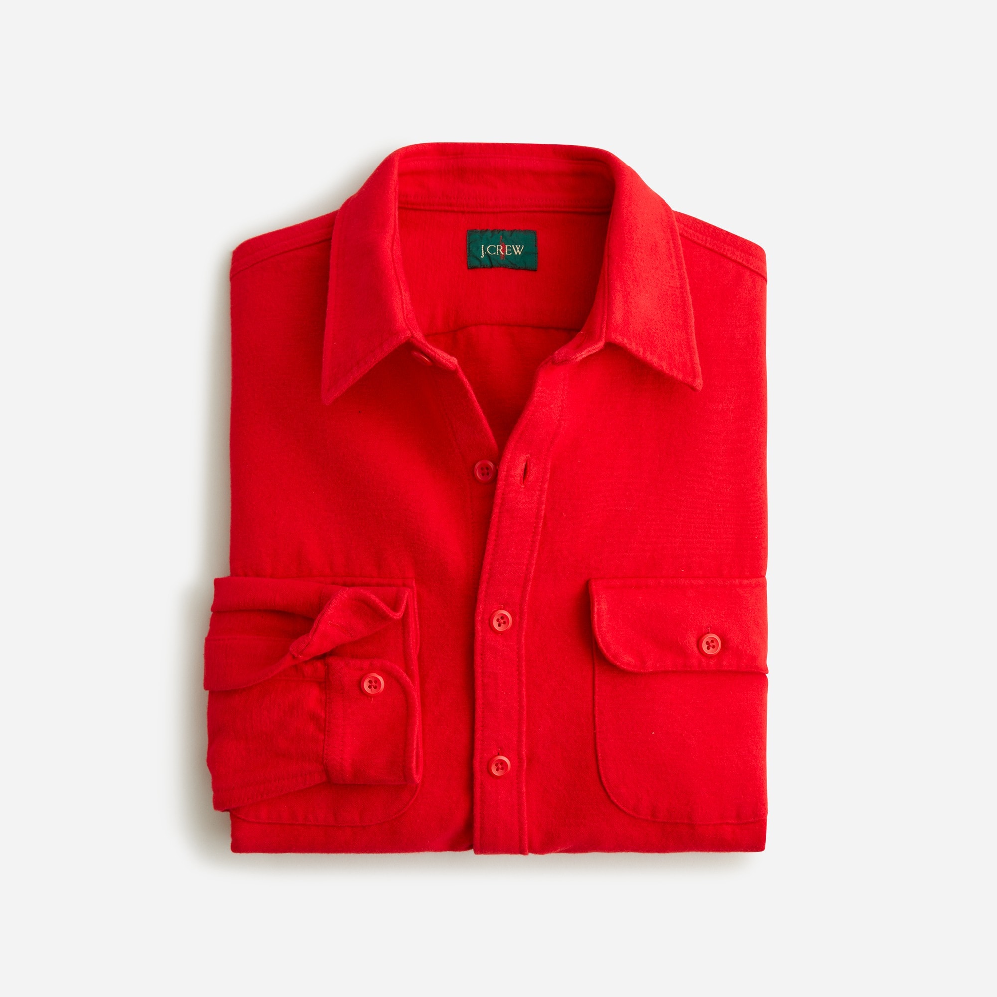 J.Crew: Heavyweight Chamois Workshirt For Men