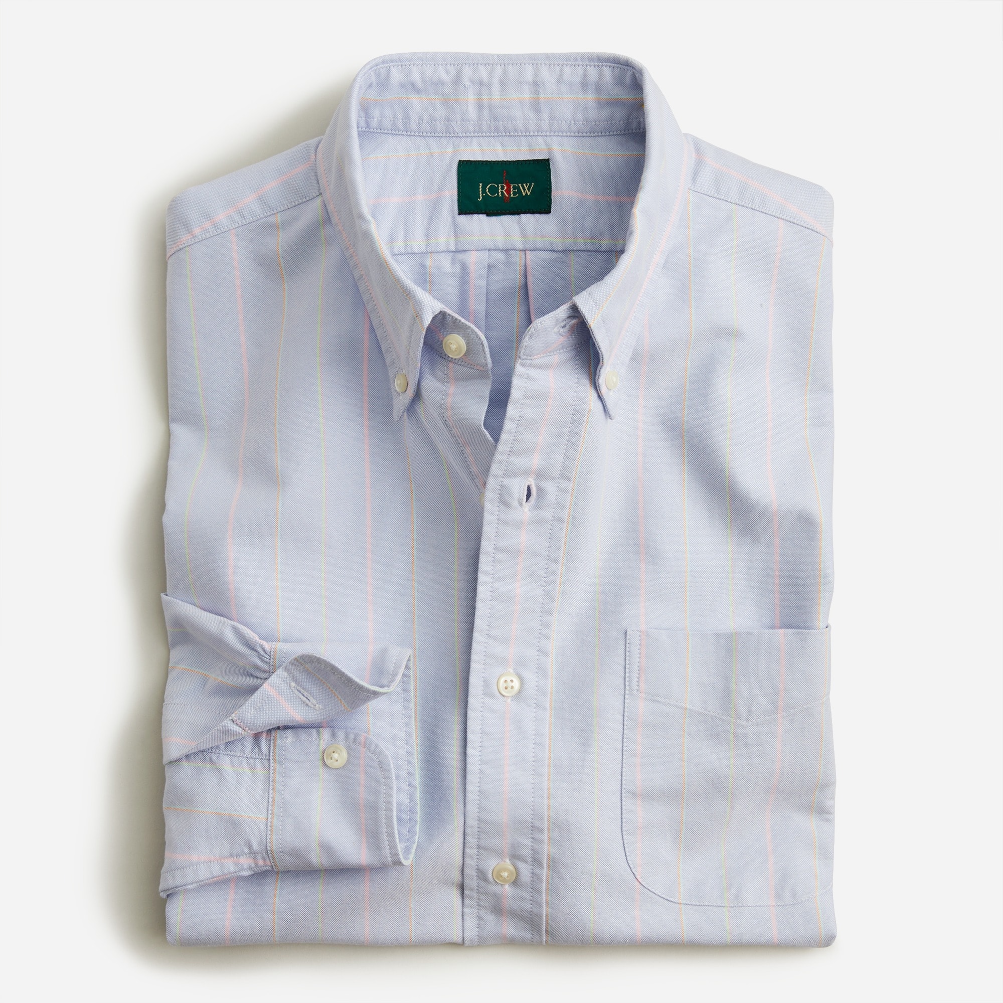 J.Crew: Relaxed Traditional-weight Oxford Shirt For Men