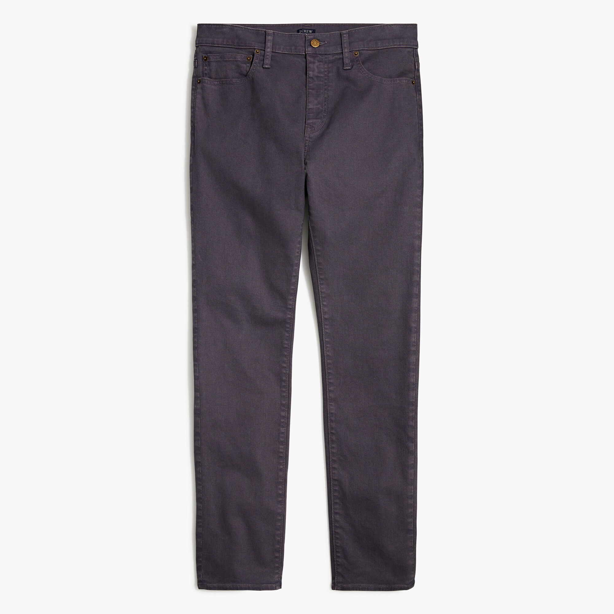  Slim-fit garment-dyed five-pocket pant