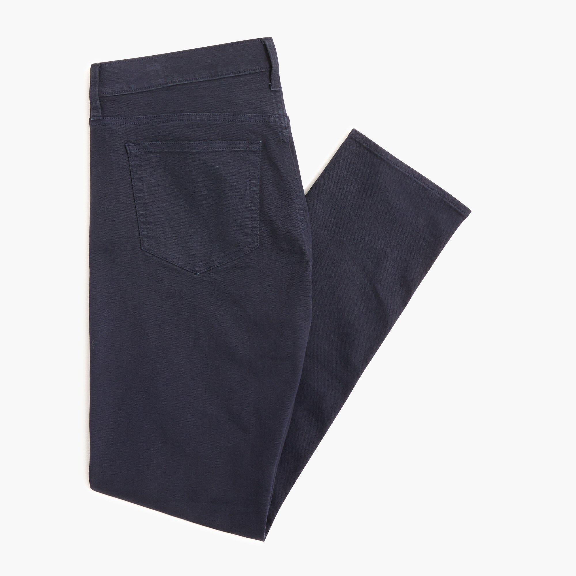 Slim-fit garment-dyed five-pocket pant