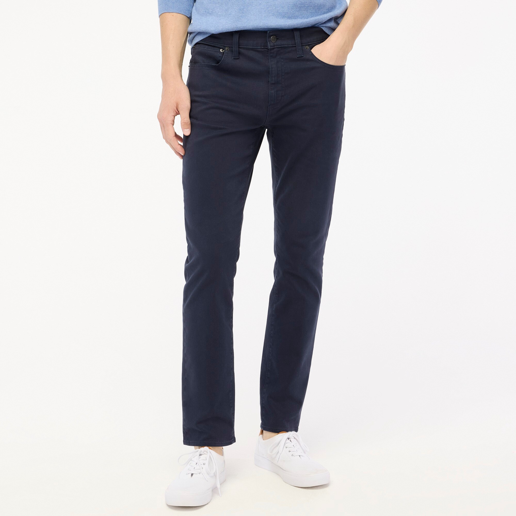 mens Slim-fit garment-dyed five-pocket pant
