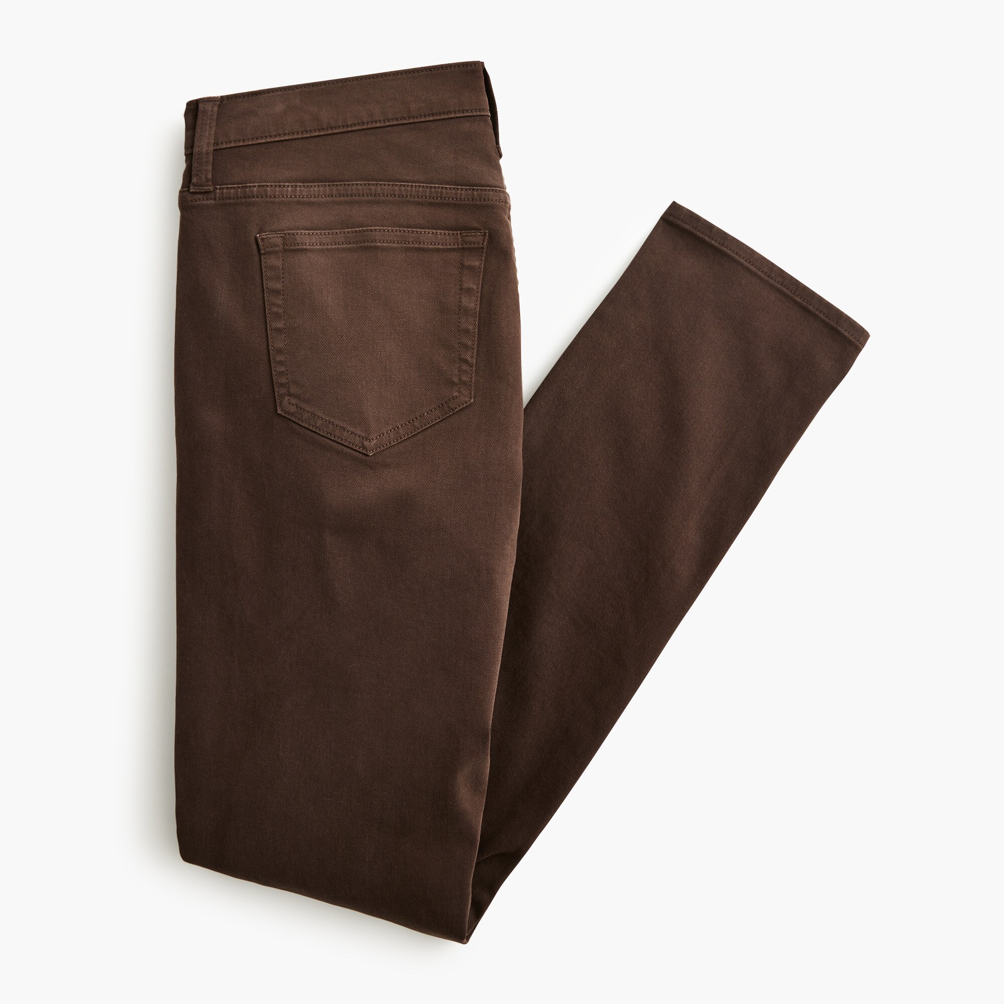 Slim-fit garment-dyed five-pocket pant