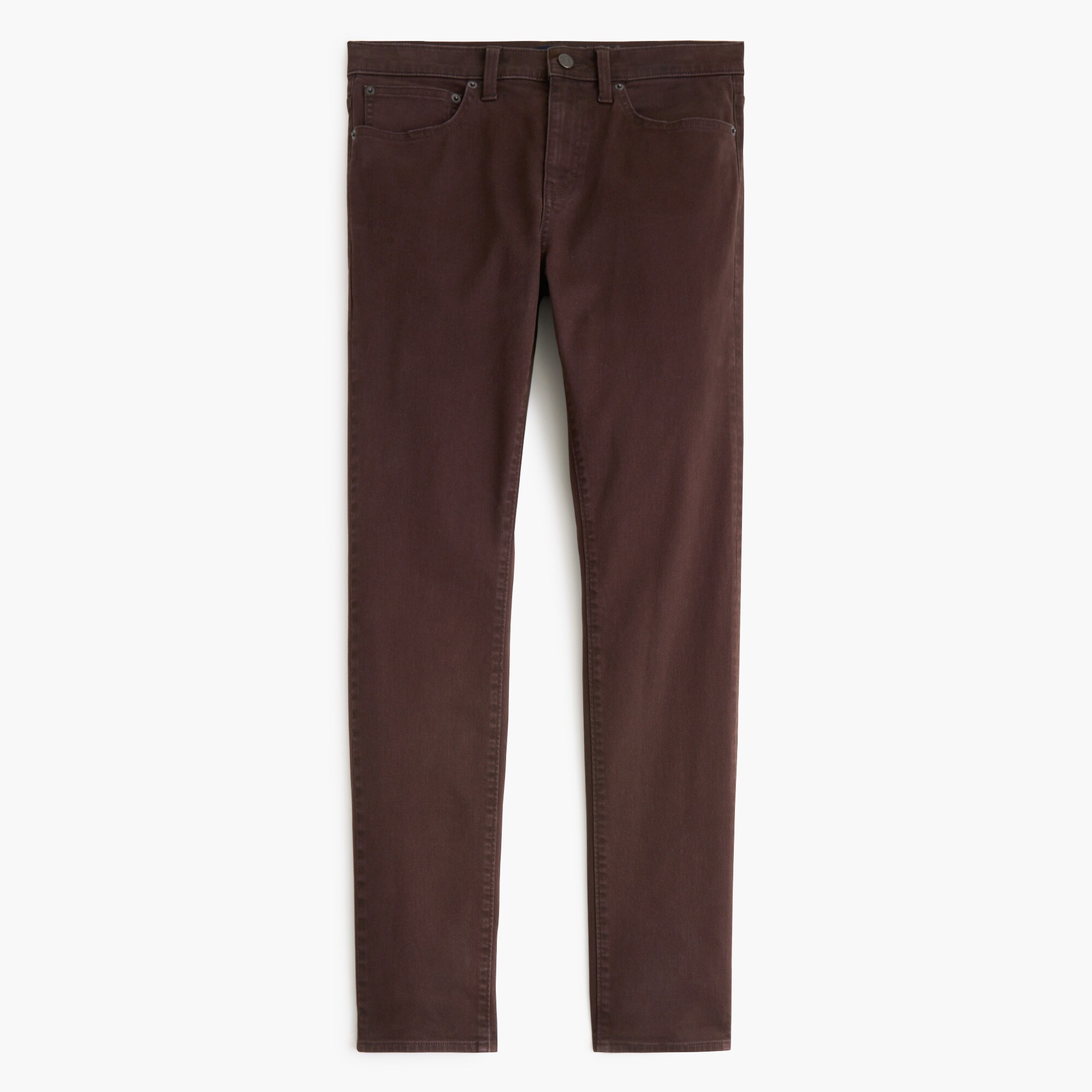 Slim-fit garment-dyed five-pocket jean