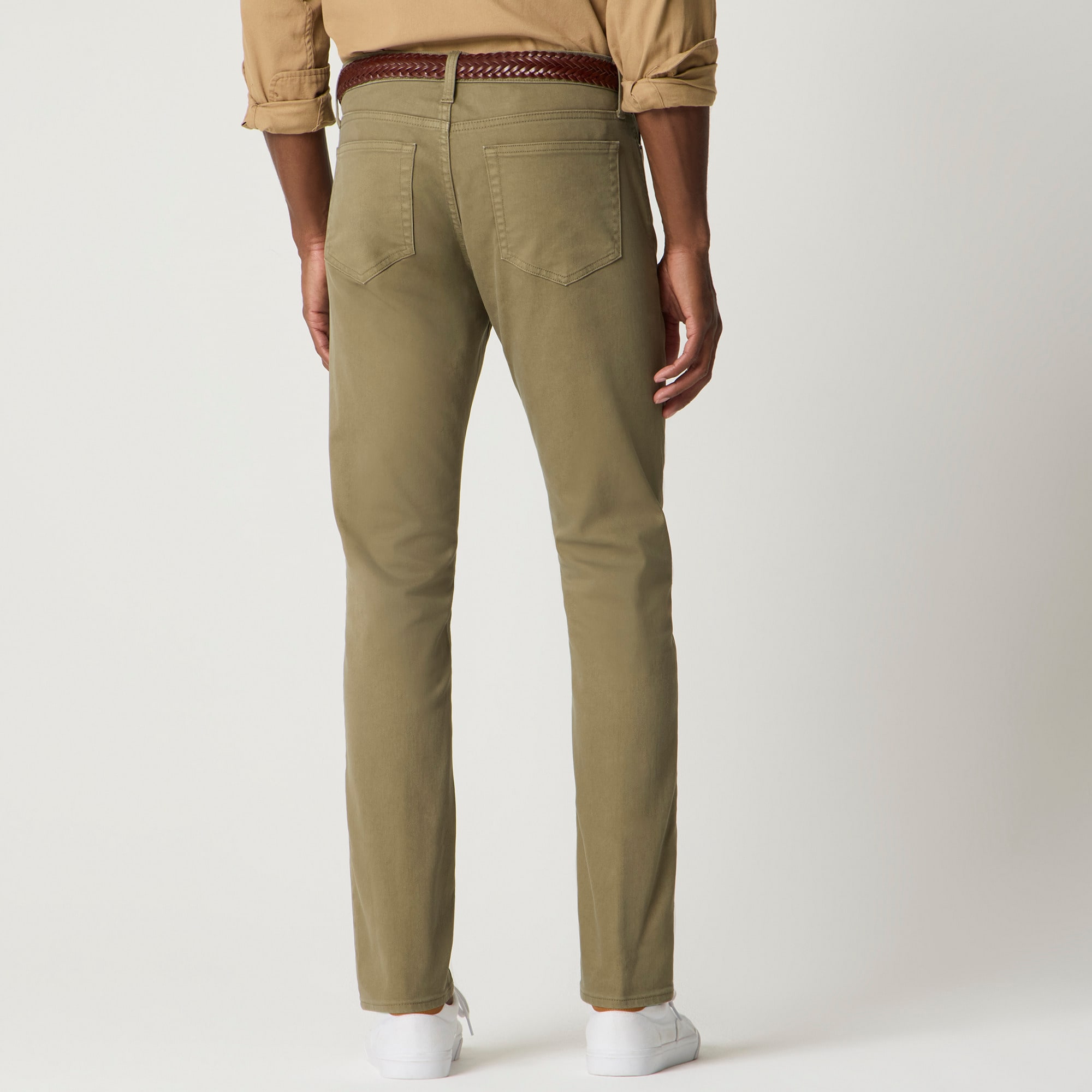 Slim-fit Garment-dyed Five-pocket Jean For Men | Factory