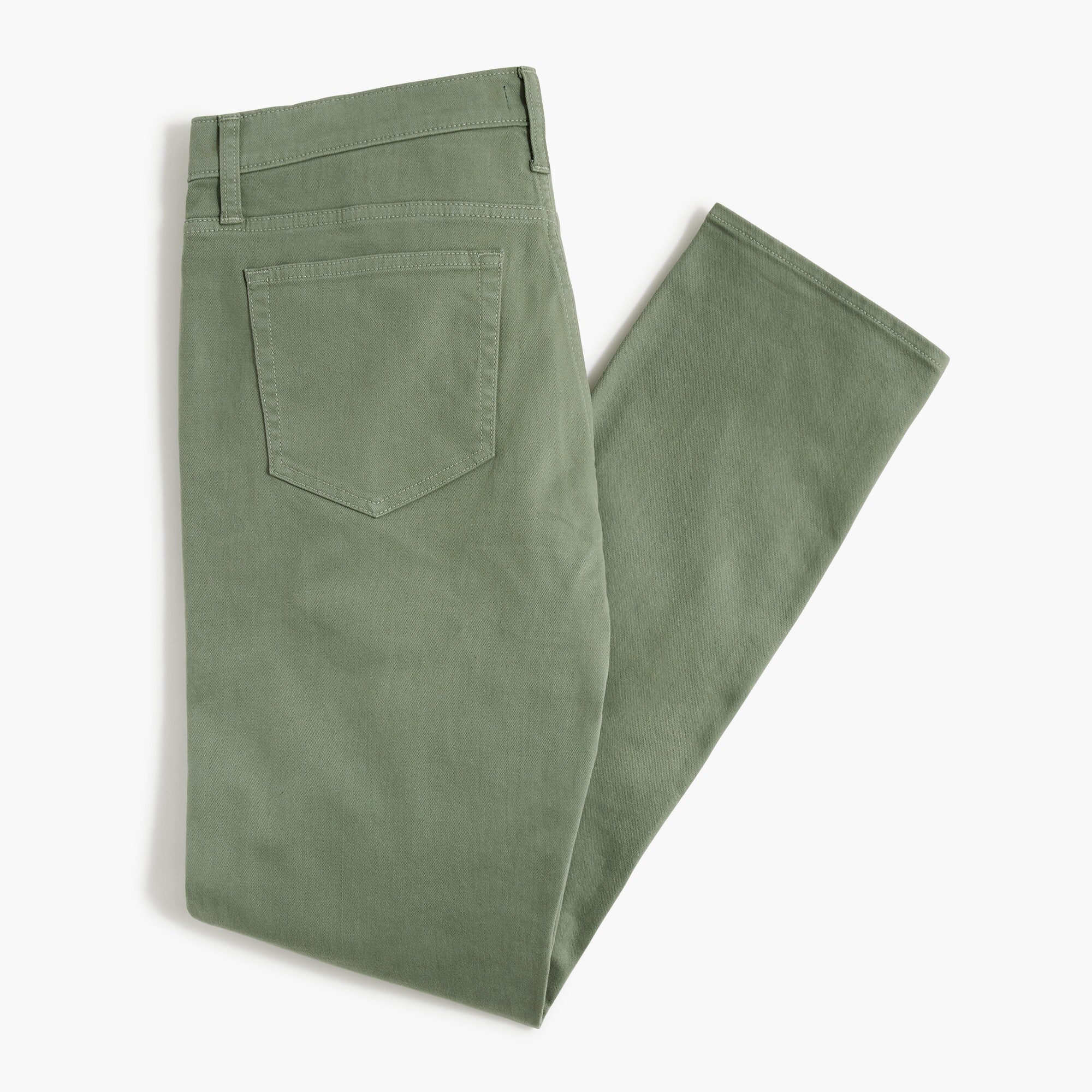 Slim-fit garment-dyed five-pocket pant