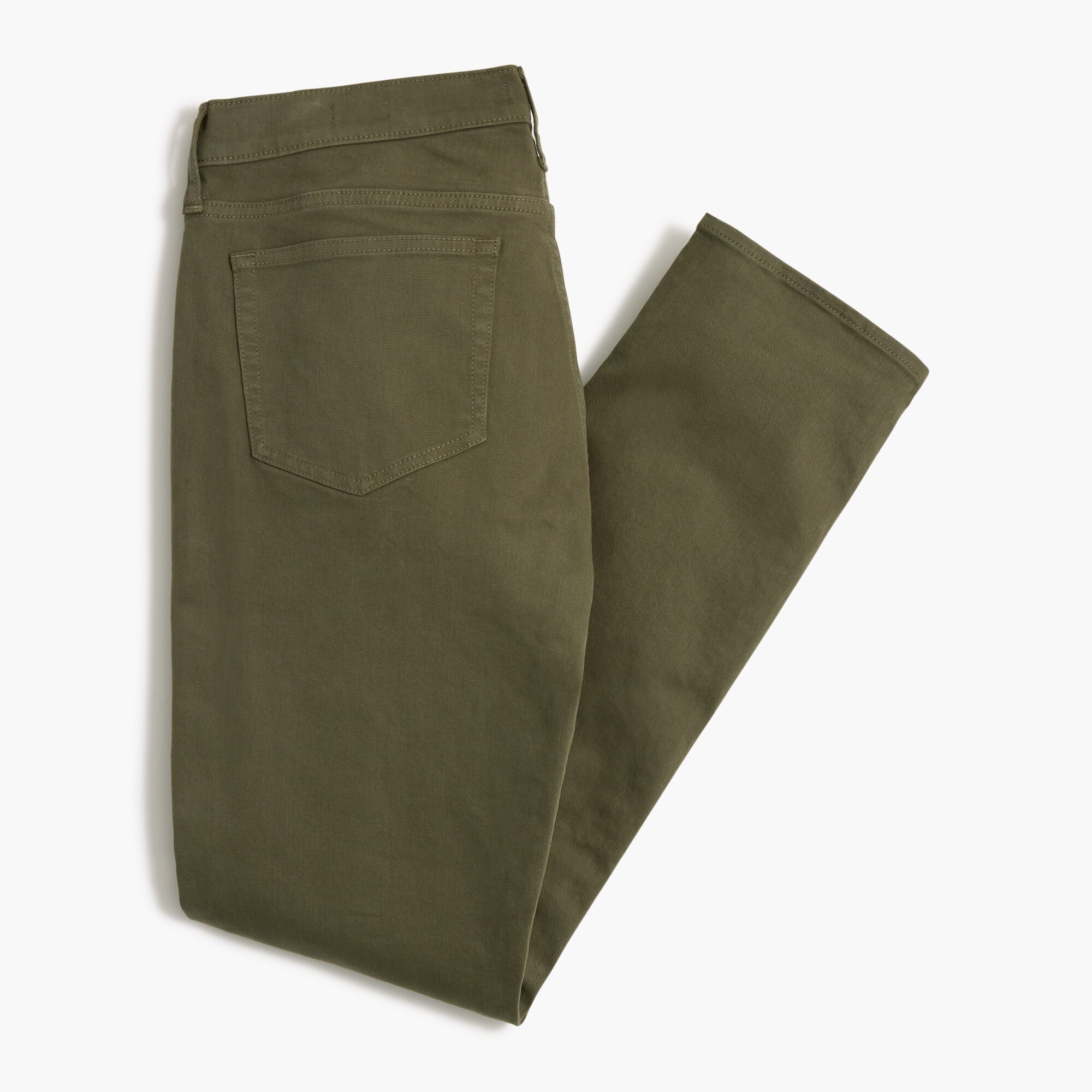 Slim-fit garment-dyed five-pocket pant