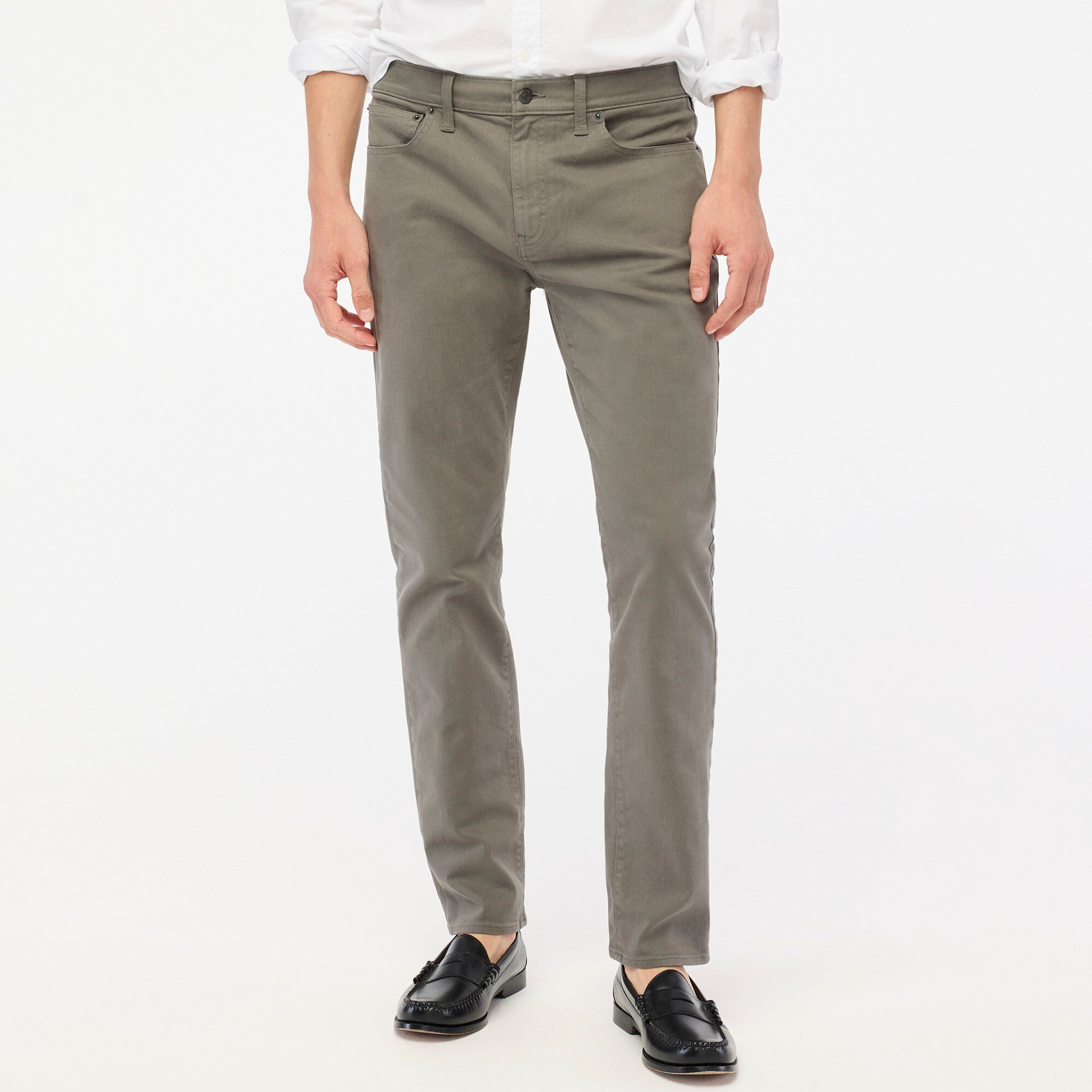 mens Slim-fit garment-dyed five-pocket pant