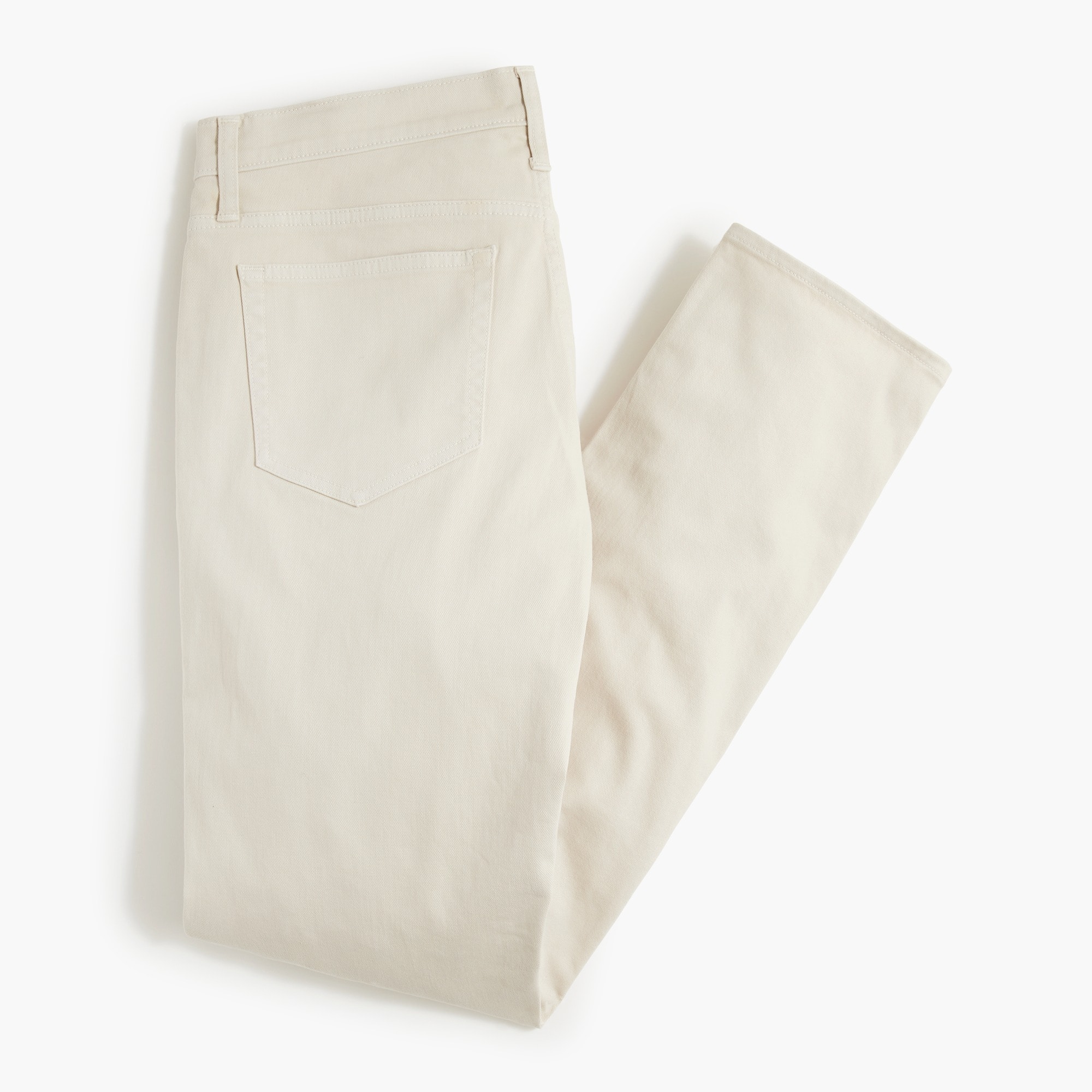 Slim-fit garment-dyed five-pocket pant