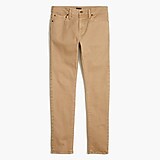 Slim-fit garment-dyed five-pocket pant