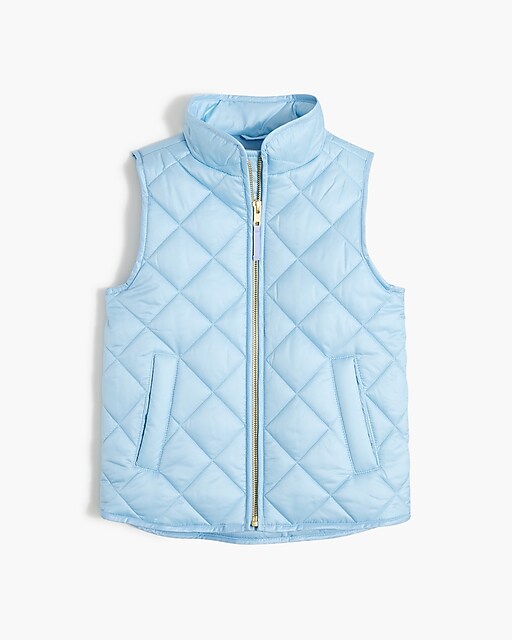  Girls' quilted vest