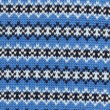 Fair Isle cotton sweater DELPHINIUM BLUE fair isle cotton sweater for men