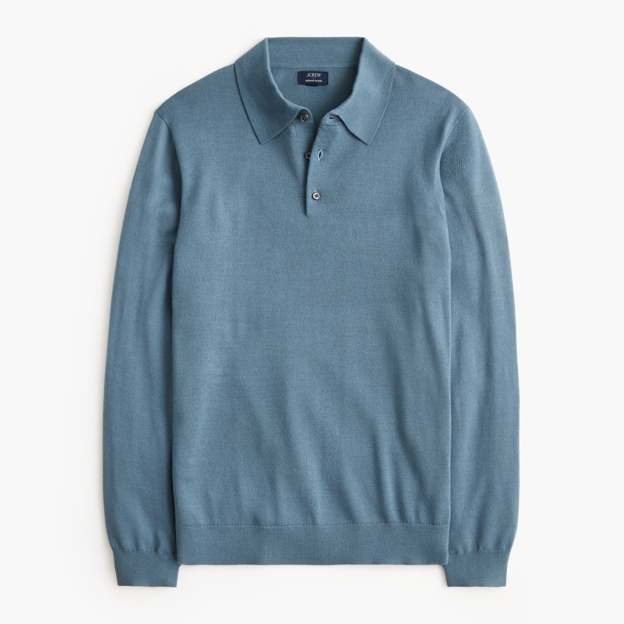Merino wool-blend sweater-polo