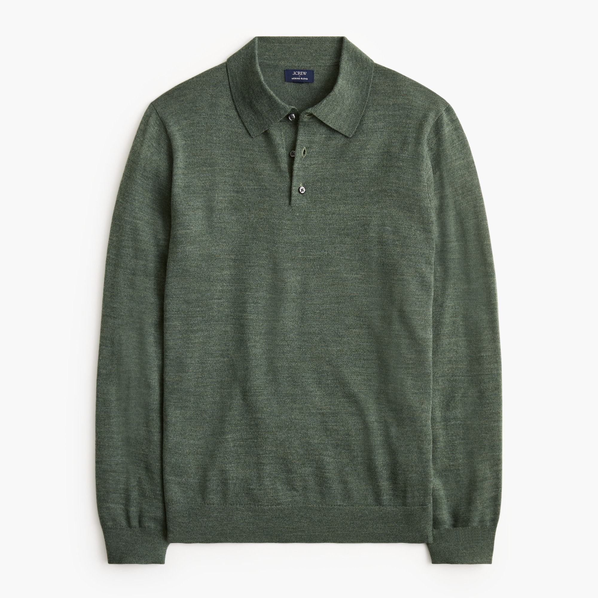 Merino wool-blend sweater-polo