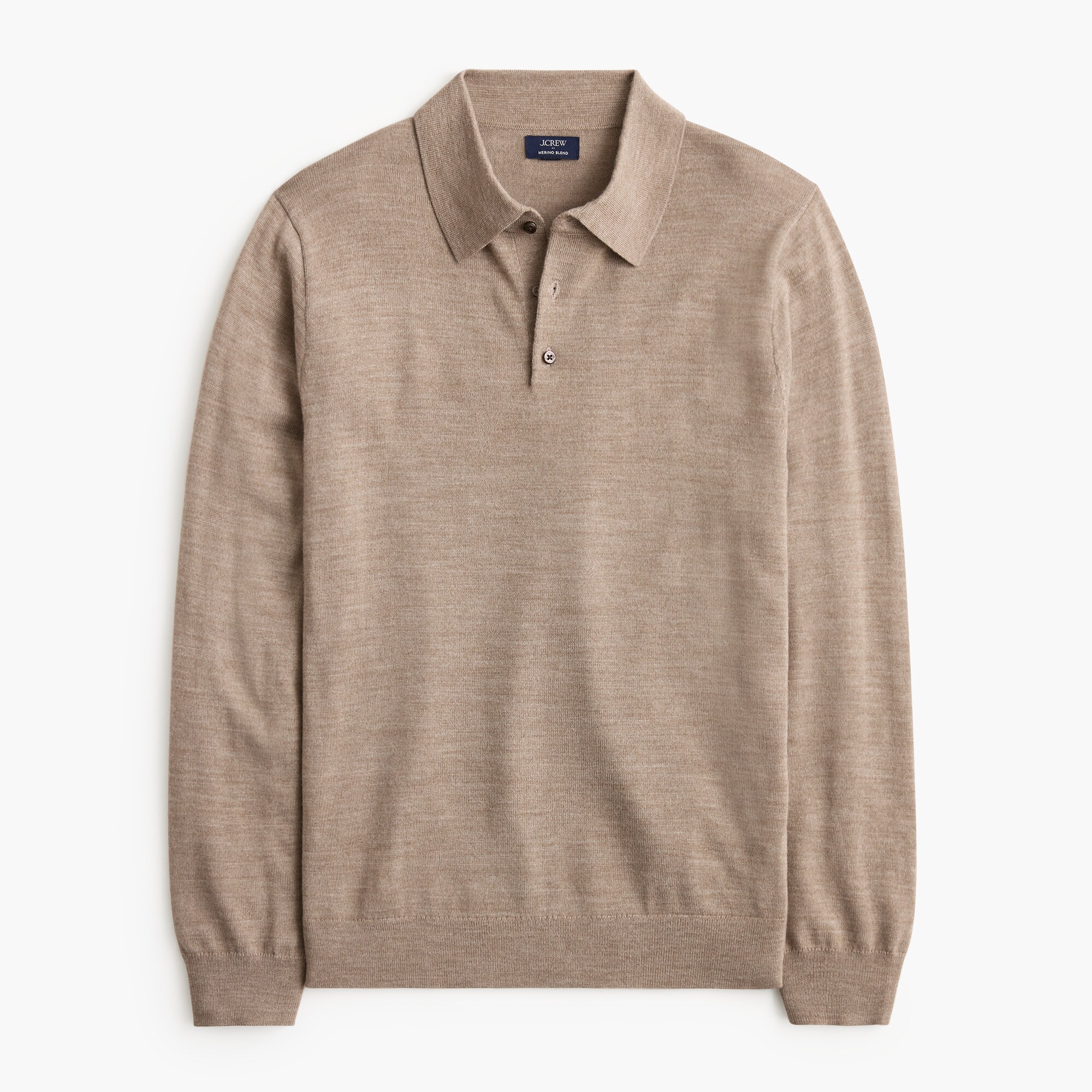 Merino Wool-blend Sweater-polo For Men | Factory